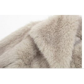 KONDALA Vintage Faux Fur Oversized Coats Women Fashion 2024 Autumn Winter Thick Warm Jackets Casual Pockets Elegant Outwears