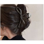 Elegant Shape Pearl Hair Claw Clip For Women Hair Bun Hairpin Headwear Rhinestone Metal Barrettes Banana Twist Clips Jewelry