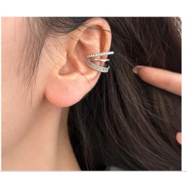 Bilandi Fashion Jewelry Vintage Luxury Temperament Simulated Pearl Clip Earring For Women Girl Accessories Gifts 2023 Trend New