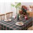 Christmas tablecloth Green Plaid Photo Atmosphere Resort Home Textile 2024 New Year table cover for Family Gathering Restaurant