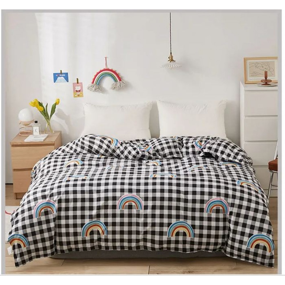 "Cute cartoon Duvet Cover Bed Euro Bedding Set for Double Home Textile Luxury Pillowcases Bedroom Bedding Set 200x200 (No sheet)