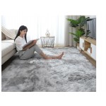 Gray Carpet for Living Room Plush Rug Bed Room Floor Fluffy Mats Anti-slip Home Decor Rugs Soft Velvet Carpets Kids Room Blanket